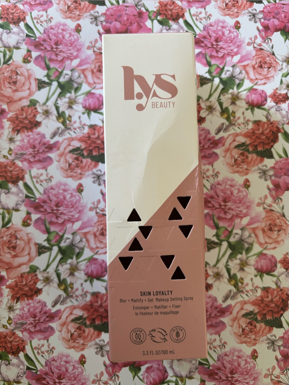 BNIB lys Beauty Skin Loyalty Makeup Setting Spray — Pink & Cream